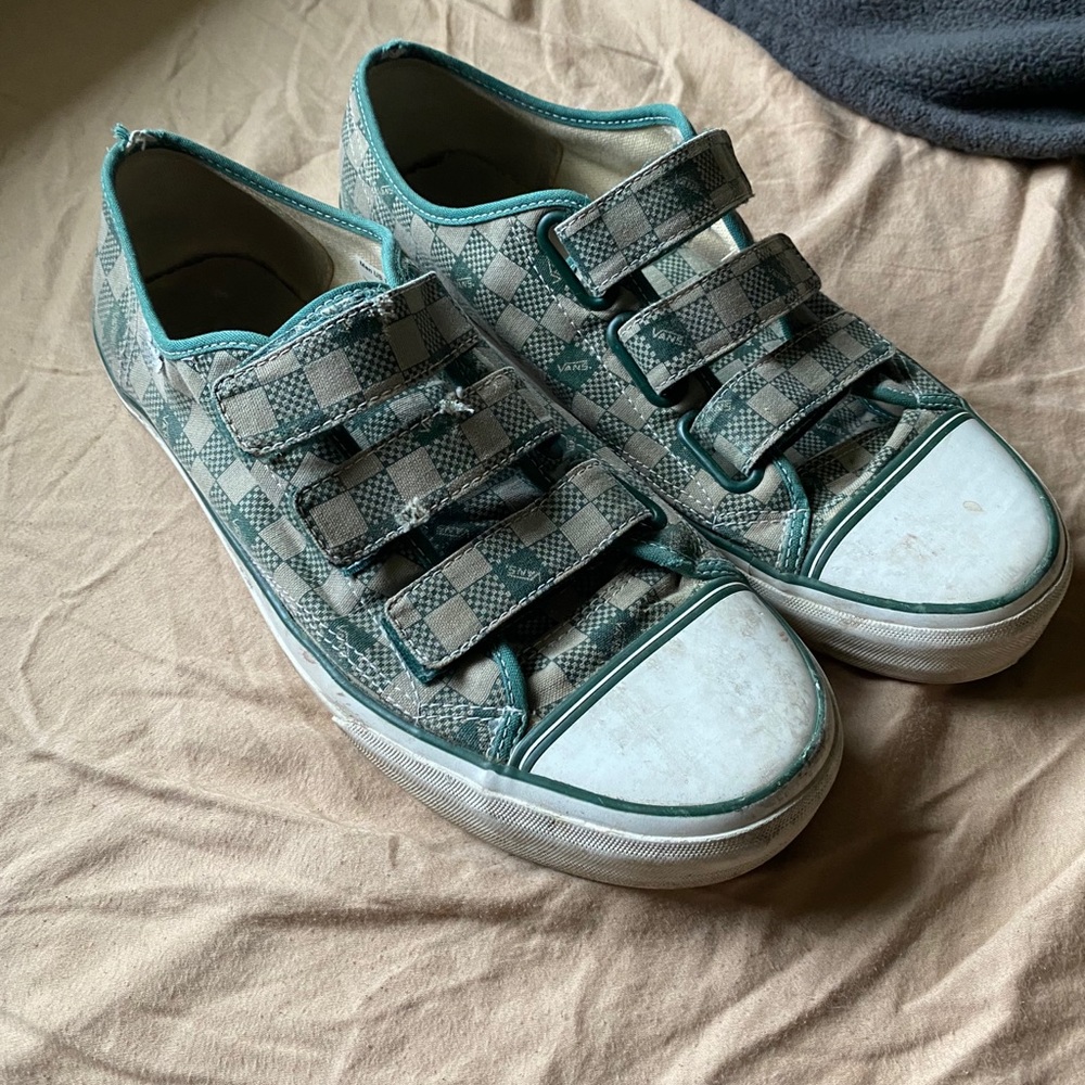 Vans Authentic checkered velcro sneaker